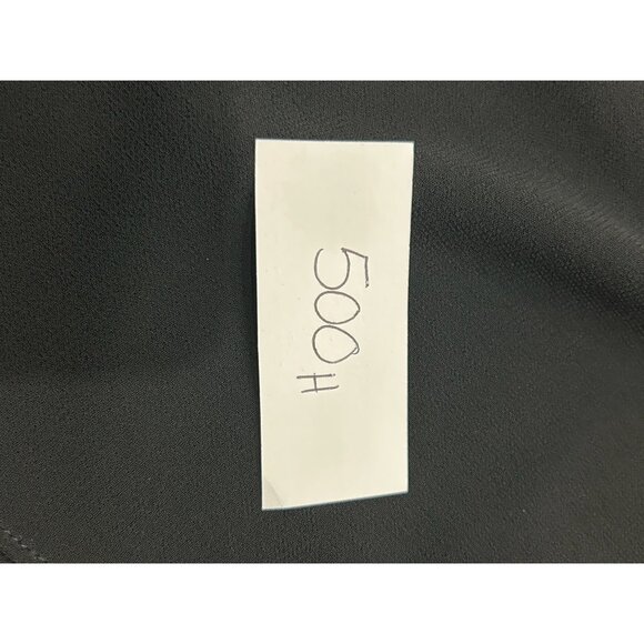 Adrianna Papell Sz 10 Black Wide Leg Pants Floral Beaded Embellished Cocktail - Picture 10 of 11